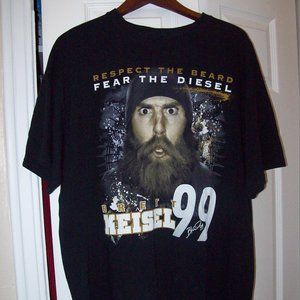 Pittsburgh Sellers T Shirt Brett Keisel # 99 Fear The Beard Size Men's XL